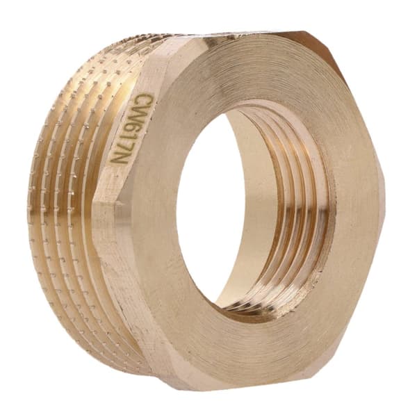 Mässingsreduktion 5/4"x3/4" gul