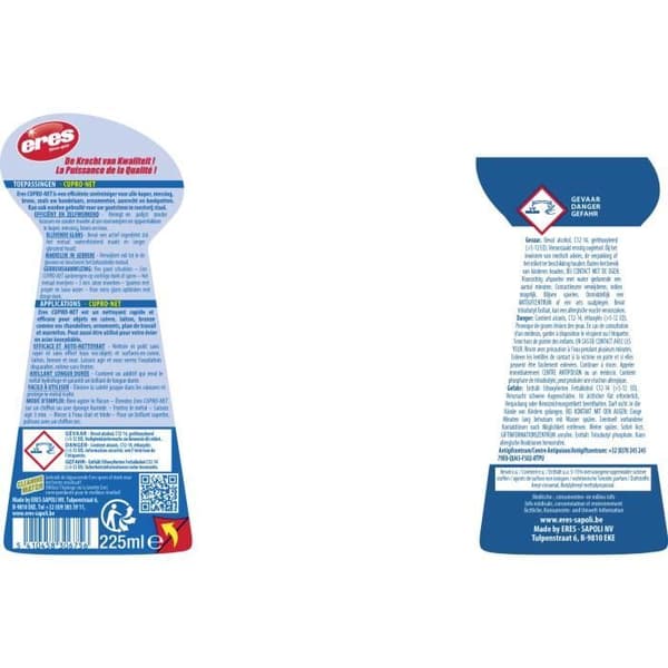 Kopparrengöringsmedel - Eres - 225 ml