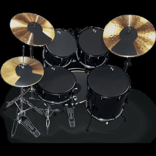 Vic Firth MUTEROCK22 - Pack dämpare rock 10'', 12'', 16'', 14'', 22'', hi-hat och två cymbaler