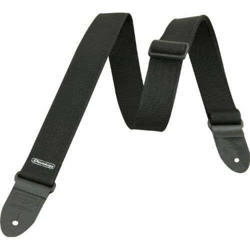 DUNLOP D3809BK SVART SOLID NYLONBÄLTE
