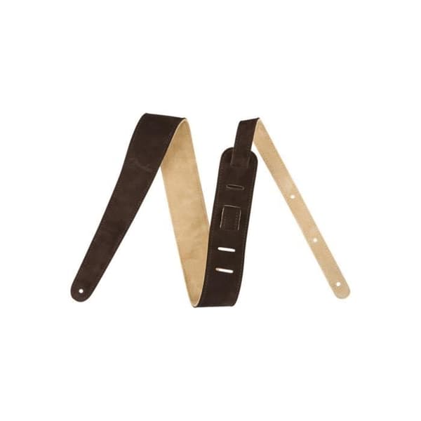 Fender 2'' Suede Remaxbrun/brunt Vändbar Gitarrrem