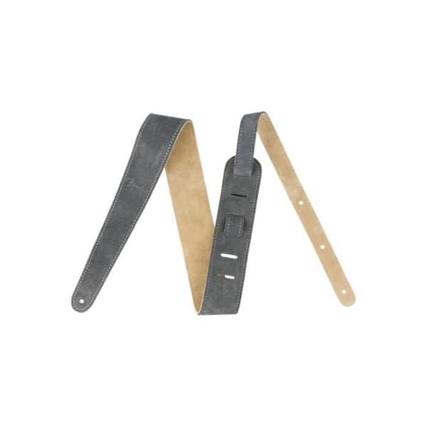 Fender 2'' Suede Remmen Grå/Tan Vändbar Gitarrrem