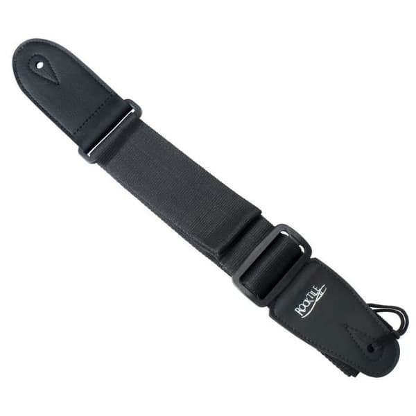 Rocktile svart nylon gitarrrem