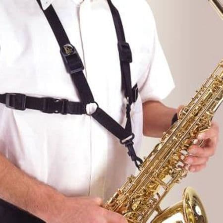 Helsystem för saxofon - BG ABG S40SH - Löser viktproblemet och underlättar handens position.