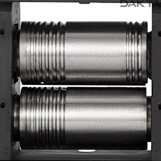 Walser | Rull | Manuell 130 mm bred Järn Svart