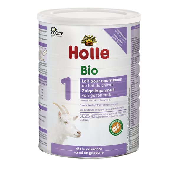 Holle Dutch Goat Milk Formula Stage 1 - syntymästä lähtien, 800 g tölkki