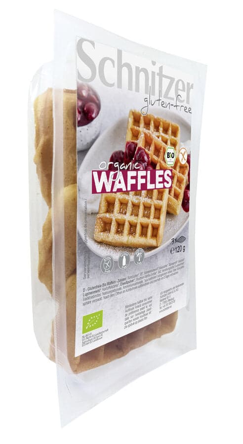 Schnitzer glutenfria ekologiska våfflor, 120g