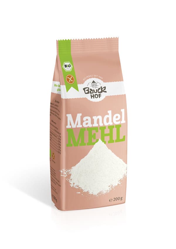 Bauckhof mandelmel glutenfri økologisk, 200g