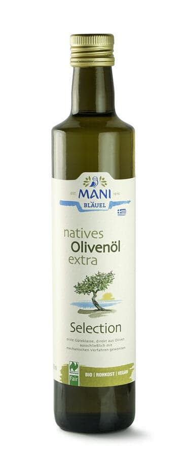Mani® Native Olive Oil Extra, Selection, Bio, NL FA, 500ml