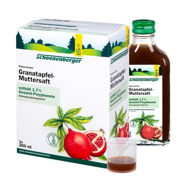 Schoenenberger® Naturreiner granatæble moderjuice økologisk, 600ml