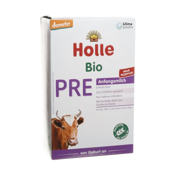 25 x Holle Organic Infant Cow Formula Pre, 400g