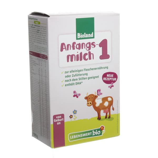 45 x Lebenswert organic initial milk 1, 500g