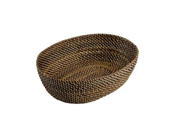 Brødkurv Bastian 24.5x18x7 cm Oval Nitoflet Lys/Mørk