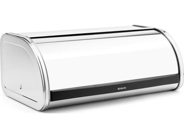 Brabantia Brilliant Steel Roll Top Bread Bin, Rektangulær, Rustfritt stål, 479 mm, 276 mm, 189 mm, 1 stykker
