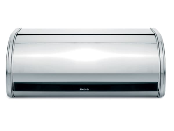 Brabantia Brilliant Steel Roll Top Bread Bin, Rektangulær, Rustfritt stål, 479 mm, 276 mm, 189 mm, 1 stykker