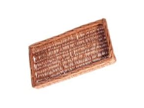 Leipäkori Ø20x13 cm Kraft taitettava paperikassi Nahka look Ruskea,1 kpl