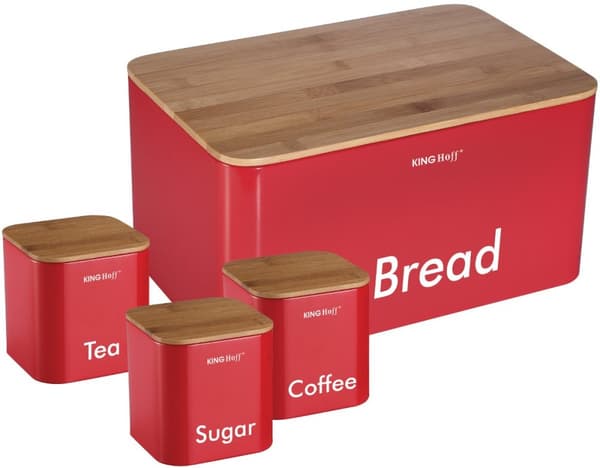 KINGHOFF STEEL BREADER + 3 SÄILIÖÄ KH-1085