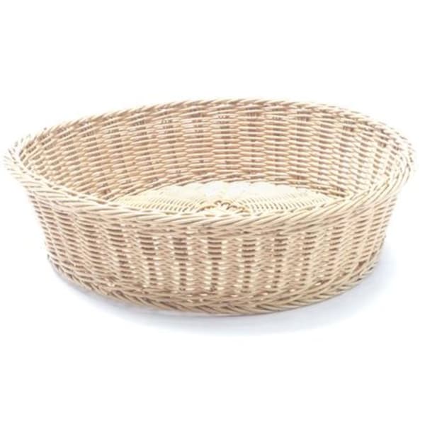 Rund buffet udstillingskurv til brød, beige, diameter. 400 mm - Hendi 426920