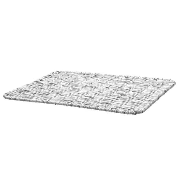 Brødbakkekurv med stel af rustfrit stål, gråmeleret 400x300x50 mm - Hendi 426524