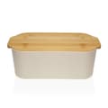 Pikkukuva 2 / 3: Leipäkori Versa Valkoinen Bambu polypropeeni 18,5 x 12 x 33 cm
