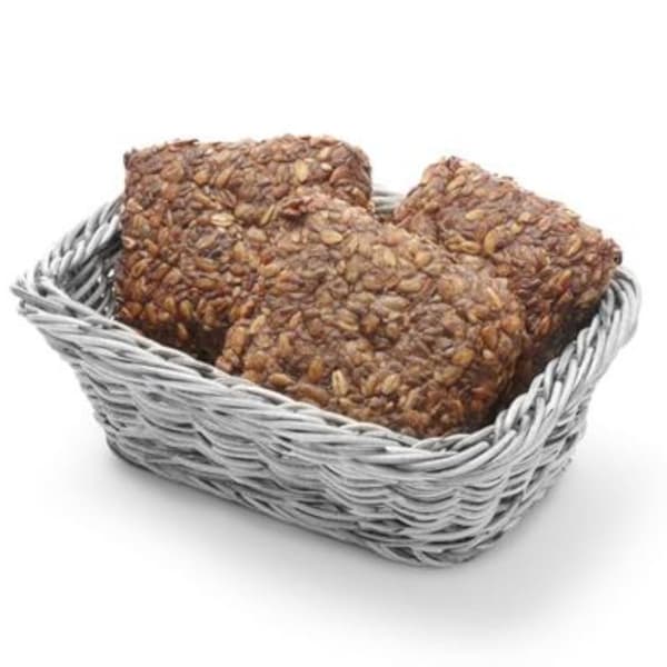 Rektangulær brødkurv af polypropylen, grå 190x130x60 mm - Hendi 426784