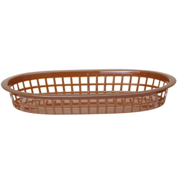 Oval brun brödkorg, 6 st - Hendi 426296