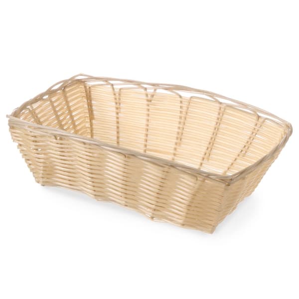 Rektangulär brödkorg i polyrotting 225x150x65mm - Hendi 426807