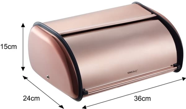 ST?LBR?D?SKE LILLE 36CM KINGHOFF BR?DBEHOLDER PINK GULD GLANS KINGHOFF KH-1840