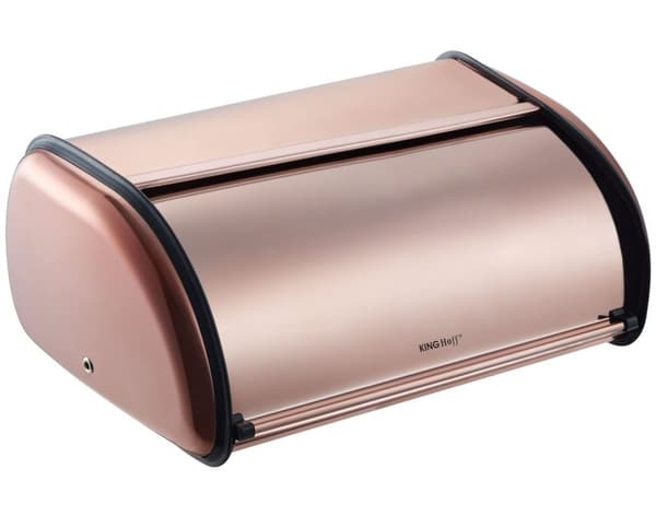 ST?LBR?D?SKE LILLE 36CM KINGHOFF BR?DBEHOLDER PINK GULD GLANS KINGHOFF KH-1840