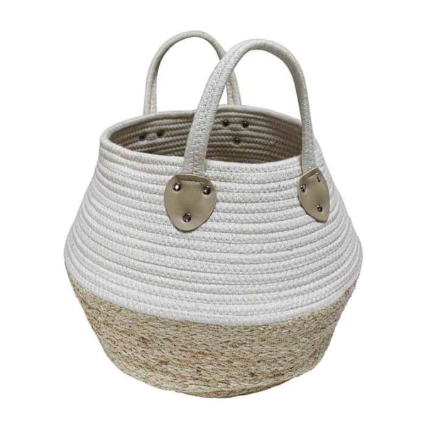 KORG (0) 38 x HT 34 CM BOMULL+MAJSFIBRE VIT OSINELLA (0) 38 x H 34 CM