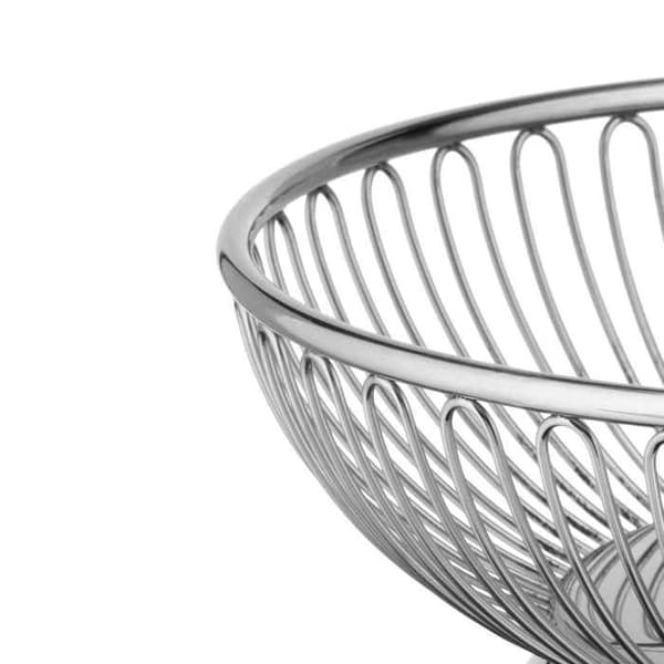 Alessi 826-24 Stålkorg Rund trådkorg