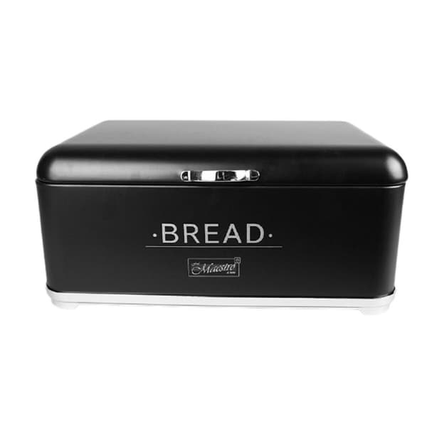 Brødkurv Feel Maestro MR-1677-AR Hvid/Sort Rustfrit stål 34,5 x 16,5 x 25 cm