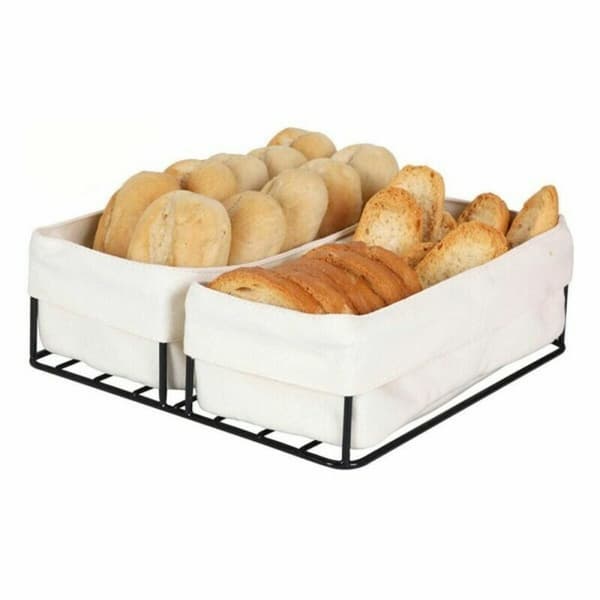 Leipäkori Viejo Valle 2 Korit 100% puuvillaa 24 x 23 x 7 cm (2 osaa)
