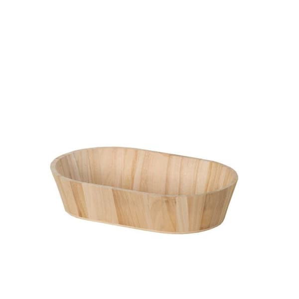 Oval trälåda 300 x 190