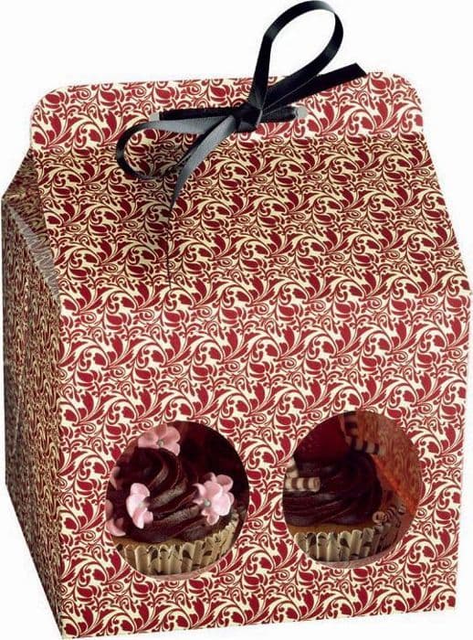 Brödlåda - Kaiser brödpåse - 663616 - Presentpaket för 4 Flora muffins