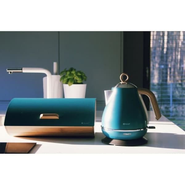 Brödbox - KASSEL - 93511 - Smaragd - Bambu - Rostfritt stål - 35x25x15,5 cm