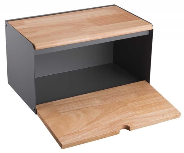 BRÖDSLÅDA, DUBBELSIDIG BRÖDBEHÅLLARE KLAUSBERG KB-7395 grå