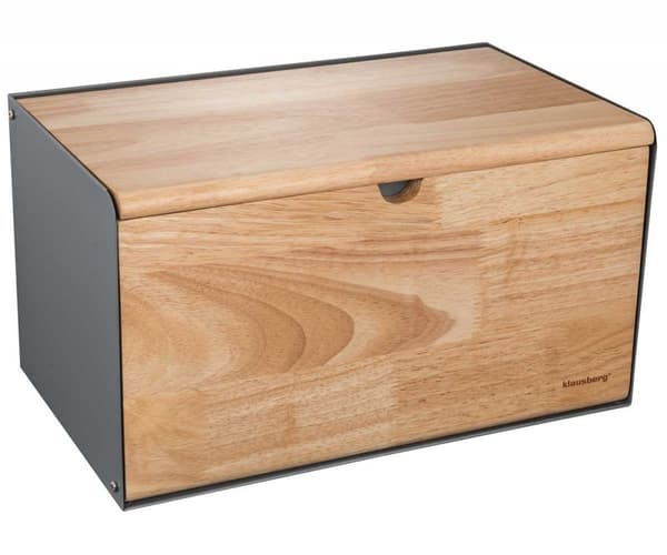 BRÖDSLÅDA, DUBBELSIDIG BRÖDBEHÅLLARE KLAUSBERG KB-7395 grå