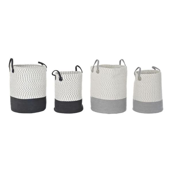 Korg - Ej angiven - Set om 2 - 40 x 40 x 52 cm - Bomull - Paulownia