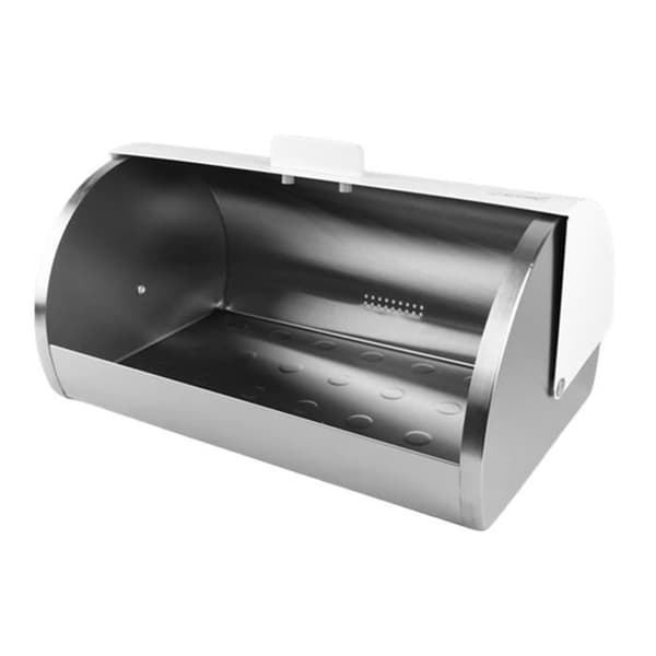 Brödkärl - Maestro - MR-1676 - Rostfritt stål - 38,5 x 19 x 25,5 cm - Skjutlock