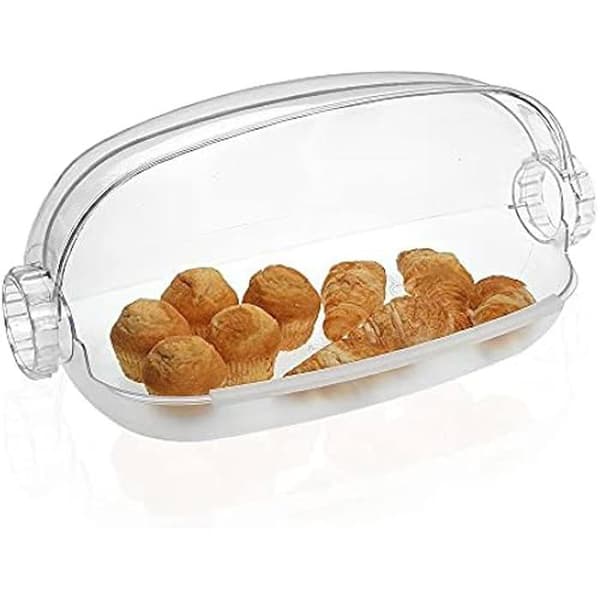 Brödlåda - BIGBUY HOME - transparent polystyren - 23 x 20 x 43,5 cm
