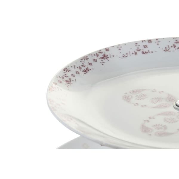 Fruktkorg i porslin och metall DKD Home Decor