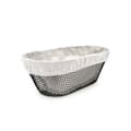 Pikkukuva 3 / 4: Leipäkori Metalli Ovaali 28 x 15 x 10 cm (12 osaa)
