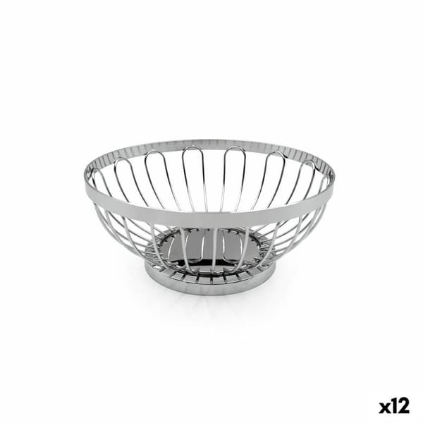 Brödkorg My Bar Silvrig Metall 17,5 X 7 CM (12 antal)