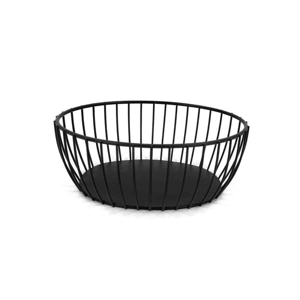 Brödkorg My Bar Svart Metall Avlång 20 x 15 x 8 cm (12 antal)