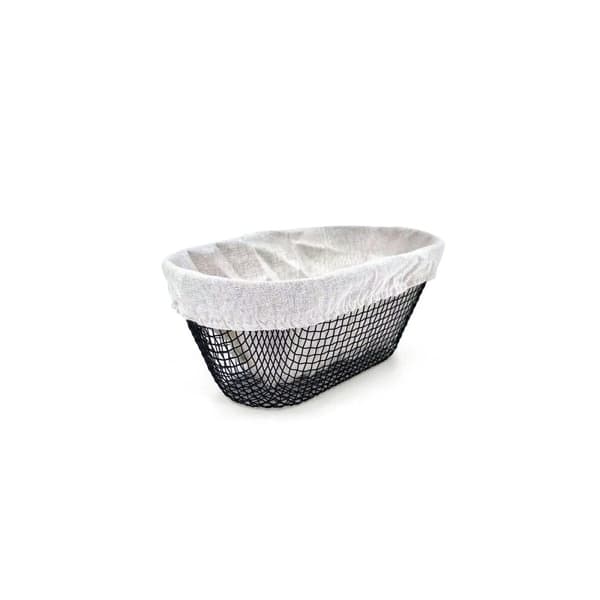 Brødkurv Metal Oval 25 x 13 x 10 cm (18 enheder)