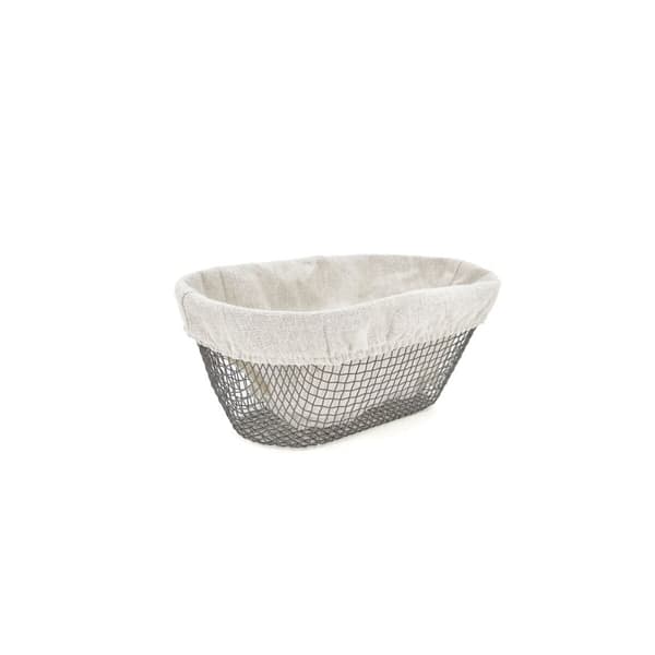 Brødkurv Metal Oval 25 x 13 x 10 cm (18 enheder)