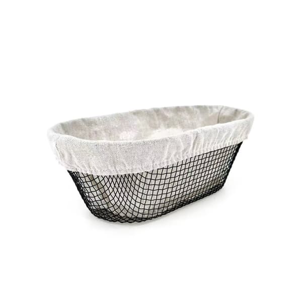Brødkurv Metal Oval 28 x 15 x 10 cm (12 enheder)