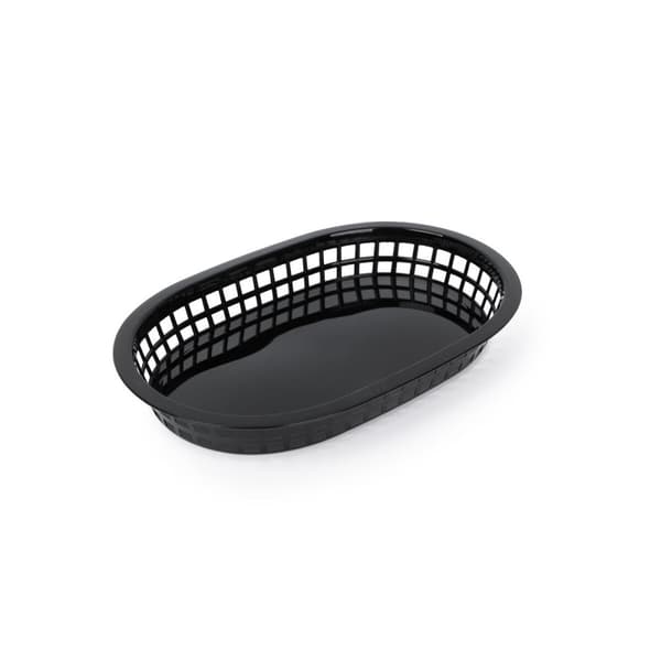 Brödkorg Svart Plast Rektangulär 27,4 x 17,5 x 3,6 cm (36 antal)