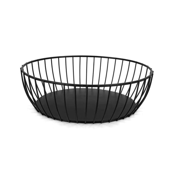 Brödkorg My Bar Svart Metall Avlång 24 x 19 x 8 cm (12 antal)